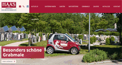 Desktop Screenshot of haas-natursteine.de