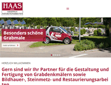 Tablet Screenshot of haas-natursteine.de